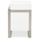 Marquee Cloud White 3 Drawer Nightstand