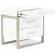 Marquee Cloud White 3 Drawer Nightstand