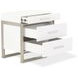 Marquee Cloud White 3 Drawer Nightstand