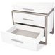 Marquee Cloud White 3 Drawer Nightstand