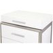 Marquee Cloud White 3 Drawer Nightstand