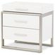 Marquee Cloud White 3 Drawer Nightstand