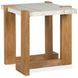 Goldmere Honey Wheat Rectangular Granite Top End Table