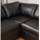 ModMax II Black Leather 8 Piece Sectional with Audio Consoles