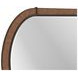 Verge Handcrafted Walnut Oval Mirror