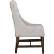 Auburn White Upholstered Arm Chair Set of 2