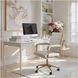 Auction Gray Adjustable Swivel Office Chair