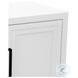 Nora Modular Jasmine White And Barnwood 2 Door Cabinet