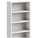 Nora Jasmine White and Barnwood 82" High Pier Bookcase