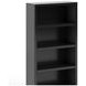 Nora Black and Whiskey 82" High Pier Bookcase