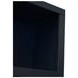 Nora Black and Whiskey 82" High Pier Bookcase