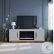 Nora Jasmine White And Barnwood 64" Fireplace TV Stand