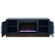 Nora Blue Denim And Whiskey 64" Fireplace TV Stand