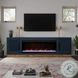 Nora Blue Denim And Whiskey 81" Fireplace TV Stand