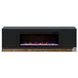Nora Black And Whiskey 81" Fireplace TV Stand