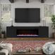 Nora Black And Whiskey 81" Fireplace TV Stand