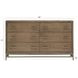 Lindon Belgian Wheat and Coffee Bean 6 Drawer Dresser