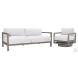 Tanah White Performance Fabric Outdoor Conversation Set