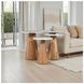 Nolan Natural Marble Top Accent Table Set Of 3