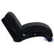 York Masis Black 66" Chaise with USB Charging and LED