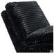 York Masis Black 66" Chaise with USB Charging and LED
