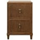 Novalie Provincial Brown Oak Rectangular Side Table