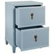 Novalie Light Blue Rectangular Side Table