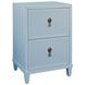 Novalie Light Blue Rectangular Side Table