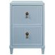 Novalie Light Blue Rectangular Side Table