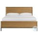 Newport Natural Oak King Panel Bed