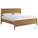Newport Natural Oak King Panel Bed