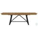 Newport Natural Oak Extendable Trestle Dining Room Set