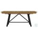 Newport Natural Oak Extendable Trestle Dining Room Set