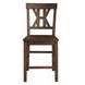 Auburn Dark Brown 24" Slat Back Counter Height Stool Set of 2