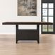 Bermuda Black Extendable Rectangular Counter Height Dining Room Set