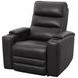 Axion Autumn Black Leather Zero Gravity Power Recliner with USB Charging