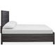 Merrifield Raisin Black Queen Storage Panel Bed