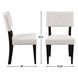 Colvin Black and White Side Chair Set of 2
