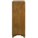 Talcott Warm Honey Brown Upholstered Storage Platform Bedroom Set with LED