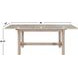 Gabby Light Brown 60" Extendable Rectangular Dining Table