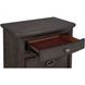 B00566 Brown 2 Drawer Nightstand with USB Charging and LED