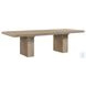 Nash Weathered Sand Extendable Trestle Dining Room Set