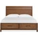 Ridgefield Russet King Storage Panel Bed