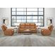 Belmont Lyric Caramel Leather Zero Gravity Power Recliner with USB Charging