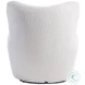 Silvi White Swivel Chair