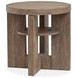 Everpine Spiced Brown Round End Table