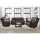 Easton Steamboat Brown Leather 76" Zero Gravity Power Reclining Loveseat with Console and USB Charging