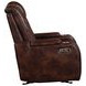 Chester Brown Power Glider Recliner with Power Headrest Footrest & USB Charging