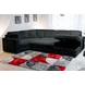 Bliss Midnight 52" Loveseat with Pull Out Bed and USB Charging