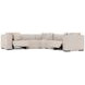 Bliss Cream 5 Piece Modular Power Reclining Sectional with Pillows